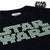 Camiseta de Manga Corta Infantil Star Wars Negra