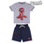 Conjunto de Ropa Spiderman Gris