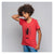 Camiseta de Manga Corta Infantil Spiderman Rojo