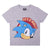 Camiseta de Manga Corta Infantil Sonic Gris