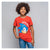 Camiseta de Manga Corta Infantil Sonic Rojo