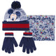 Gorro, Guantes y Braga de Cuello Mickey Mouse Gris