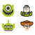 Set de Gomas de Borrar Pixar (4 pcs)