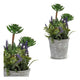 Planta Decorativa Ibergarden Cemento (15,2 x 23 x 15,2	cm)