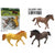 Set de Figuras de Animales Caballo 3 Piezas