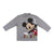 Camiseta de Manga Larga Infantil Mickey Mouse Gris