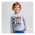 Camiseta de Manga Larga Infantil Mickey Mouse Gris