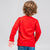 Camiseta de Manga Larga Infantil Spiderman Rojo