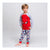 Pijama Infantil Spiderman Rojo