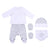 Conjunto de Ropa Mickey Mouse 4 Piezas Blanco (1 mes)