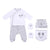 Conjunto de Ropa Mickey Mouse 4 Piezas Blanco (1 mes)