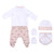 Conjunto de Ropa Minnie Mouse 4 Piezas Rosa (1 mes)