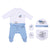 Conjunto de Ropa Disney Azul Blanco 4 Piezas (1 mes)