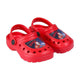 Zuecos de Playa Spiderman Rojo