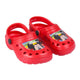 Zuecos de Playa Mickey Mouse Rojo