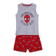 Pijama de Verano Spiderman Gris