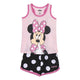 Pijama de Verano Minnie Mouse Negro Rosa