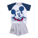 Pijama de Verano Mickey Mouse Gris