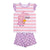 Pijama de Verano Peppa Pig Morado Rosa