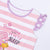 Pijama de Verano Peppa Pig Morado Rosa