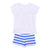 Conjunto de Ropa Peppa Pig Azul Blanco