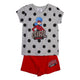 Pijama de Verano Lady Bug Rojo Gris