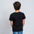 Camiseta de Manga Corta Infantil Batman Negro