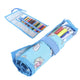 Estuche Escolar con Accesorios Frozen Azul (22 pcs)