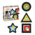 Set de 4 Puzzles Diset Formas geométricas (12 pcs)