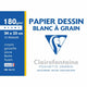 Papel de dibujo Clairefontaine ‎96175C Blanco (34 x 25,4 x 0,4 cm) (Reacondicionado A+)