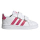 Zapatillas de Deporte para Bebés Adidas Grand Court I EG3815 Blanco/Rosa