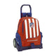 Mochila Escolar con Ruedas Evolution Atlético Madrid Rojo