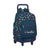 Mochila Escolar con Ruedas Compact Benetton Dot Com Azul marino