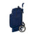 Mochila Escolar con Ruedas Evolution BlackFit8 Letters Azul marino