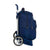 Mochila Escolar con Ruedas Evolution BlackFit8 Letters Azul marino